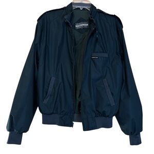 Members Only Men’s Teal Vintage Bomber Jacket Size 42